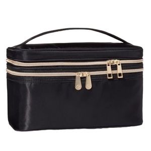 Sonia Kashuk Double Zip Train Case Makeup Bag - Black